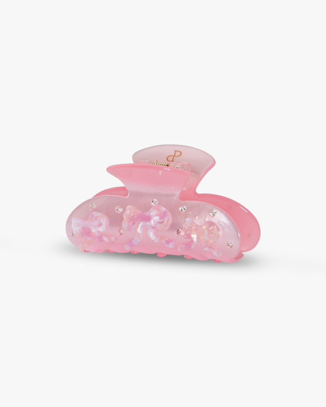 Rosa Large Bow Hairclip - Ligh Pink