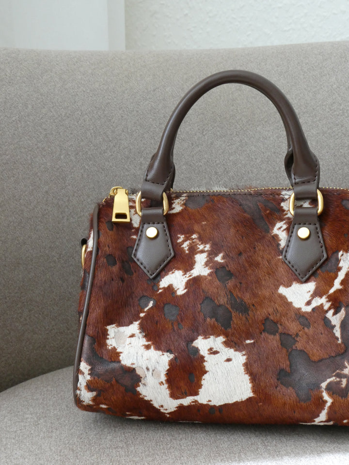 Kayla Bowling Bag - Cow