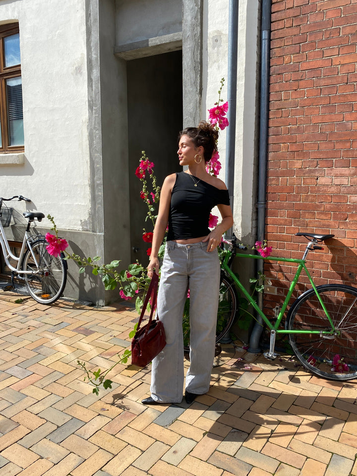 Secondhand Luna Denim Jeans - Light Grey