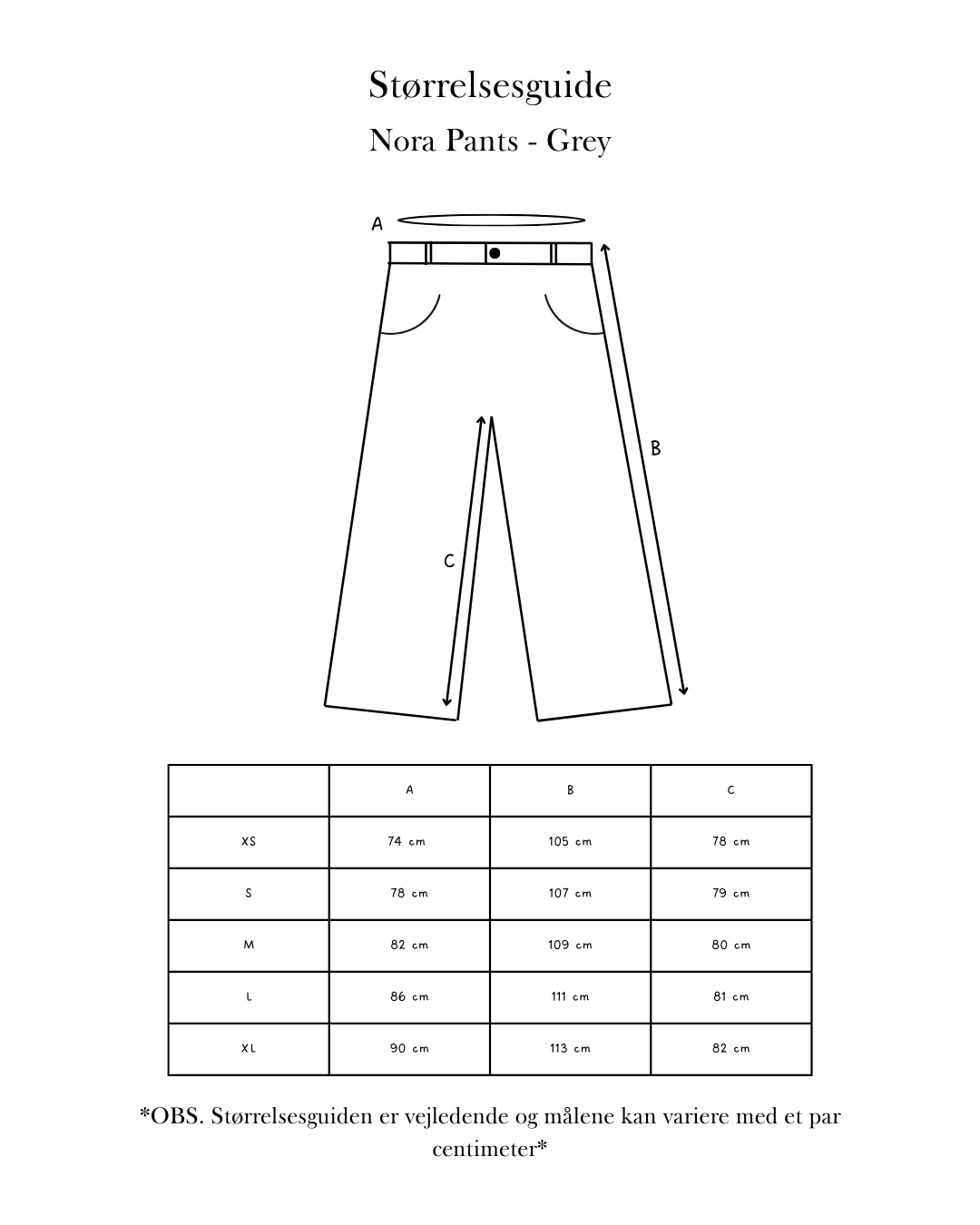 Nora Pants - Grey