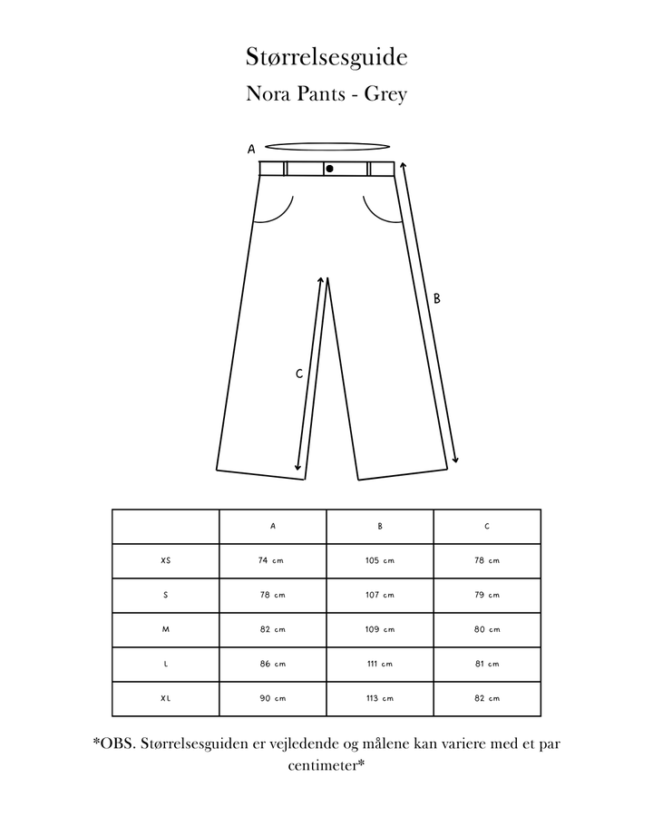 Nora Pants - Grey