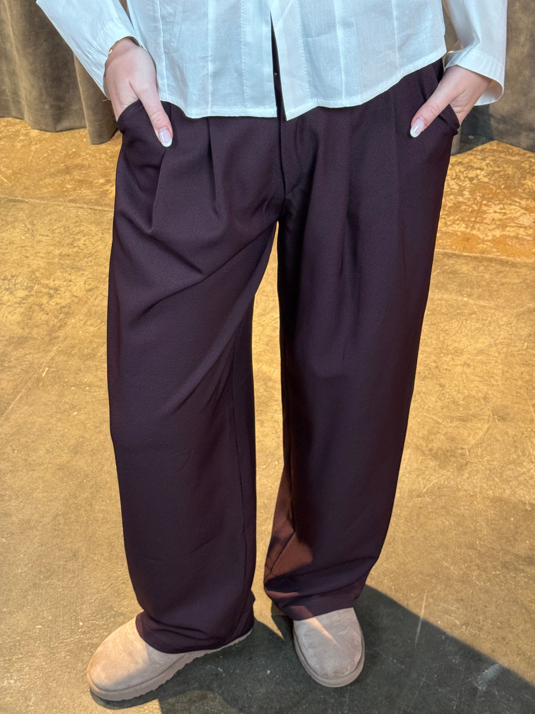 Nora Pants Petit - Plum