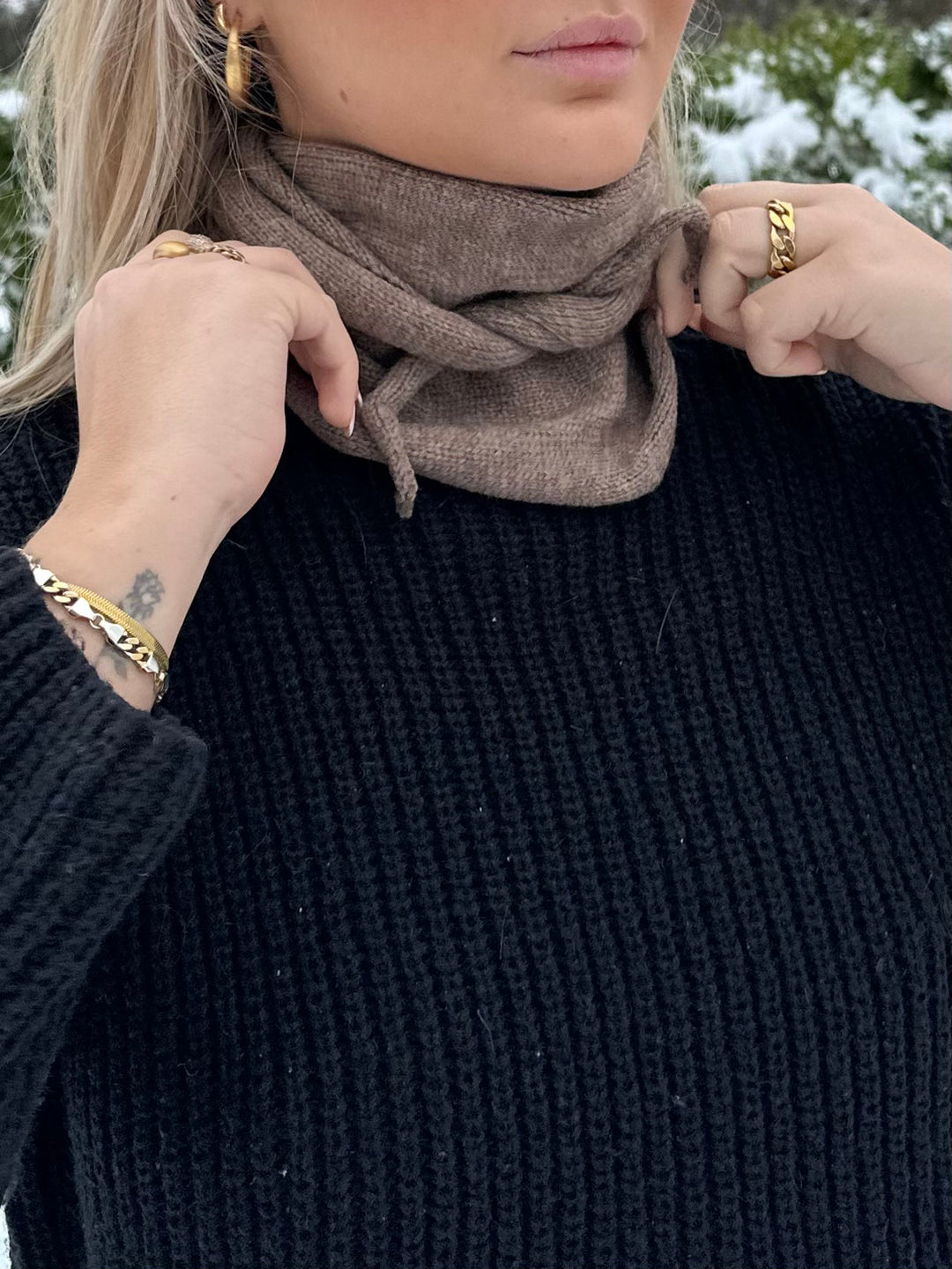 Carla Scarf  - Light Brown