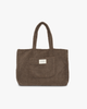 Teddy Tote Bag - Dark Brown