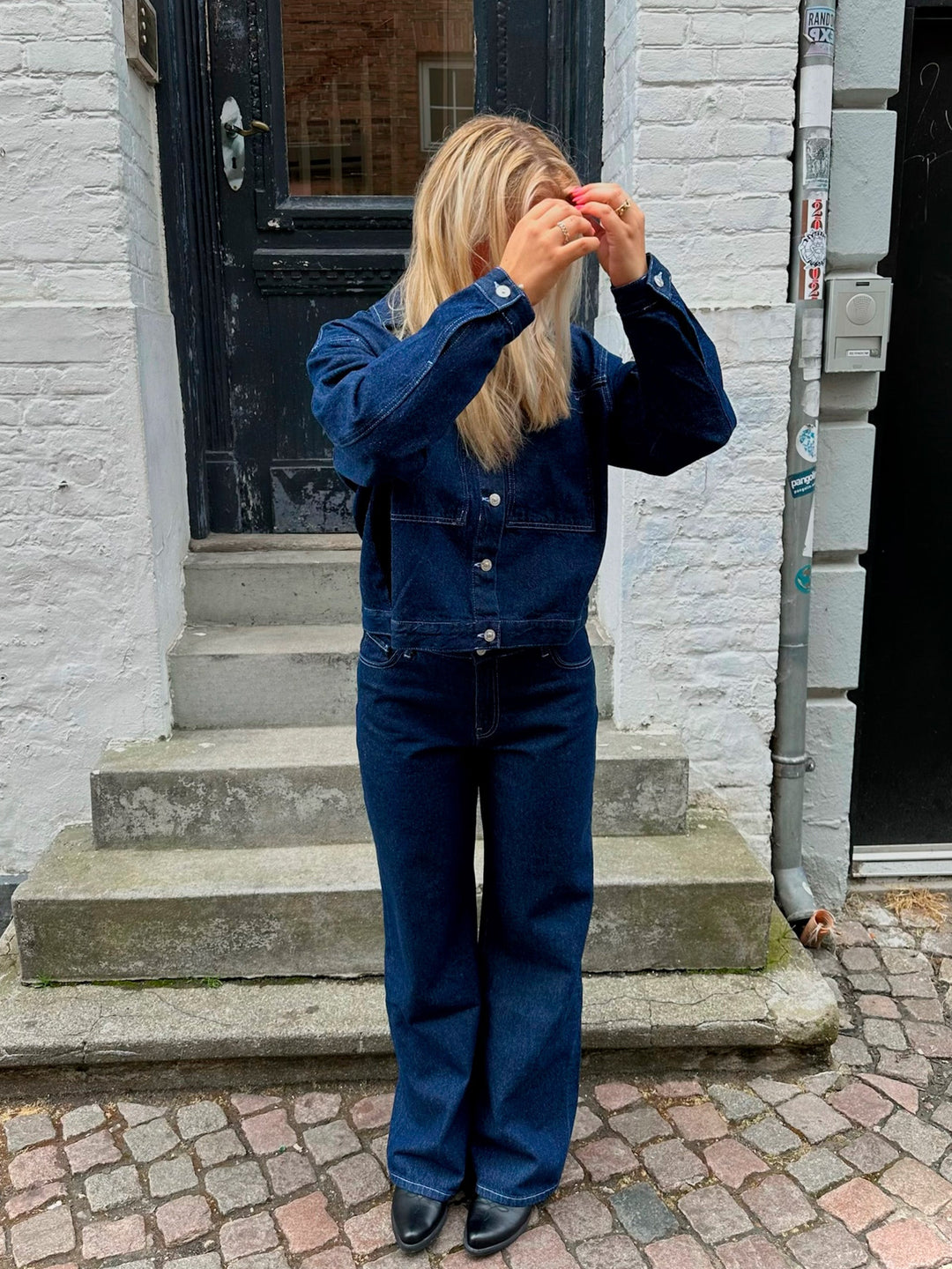 Secondhand Luna Denim Jeans - Navy Blue