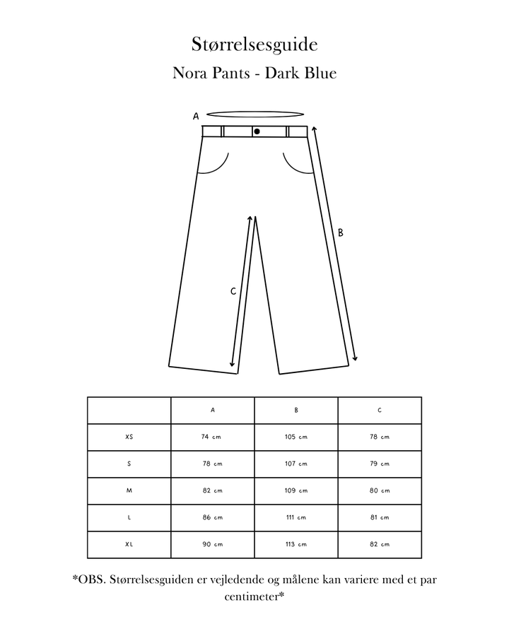 Nora Pants - Dark Blue