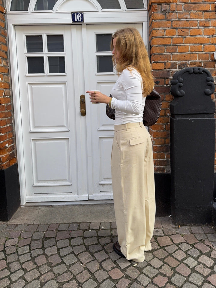 Secondhand Nora Pants - Beige Melange
