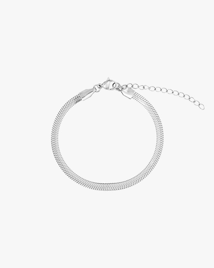 Berlin Bracelet Large - Silver Plated