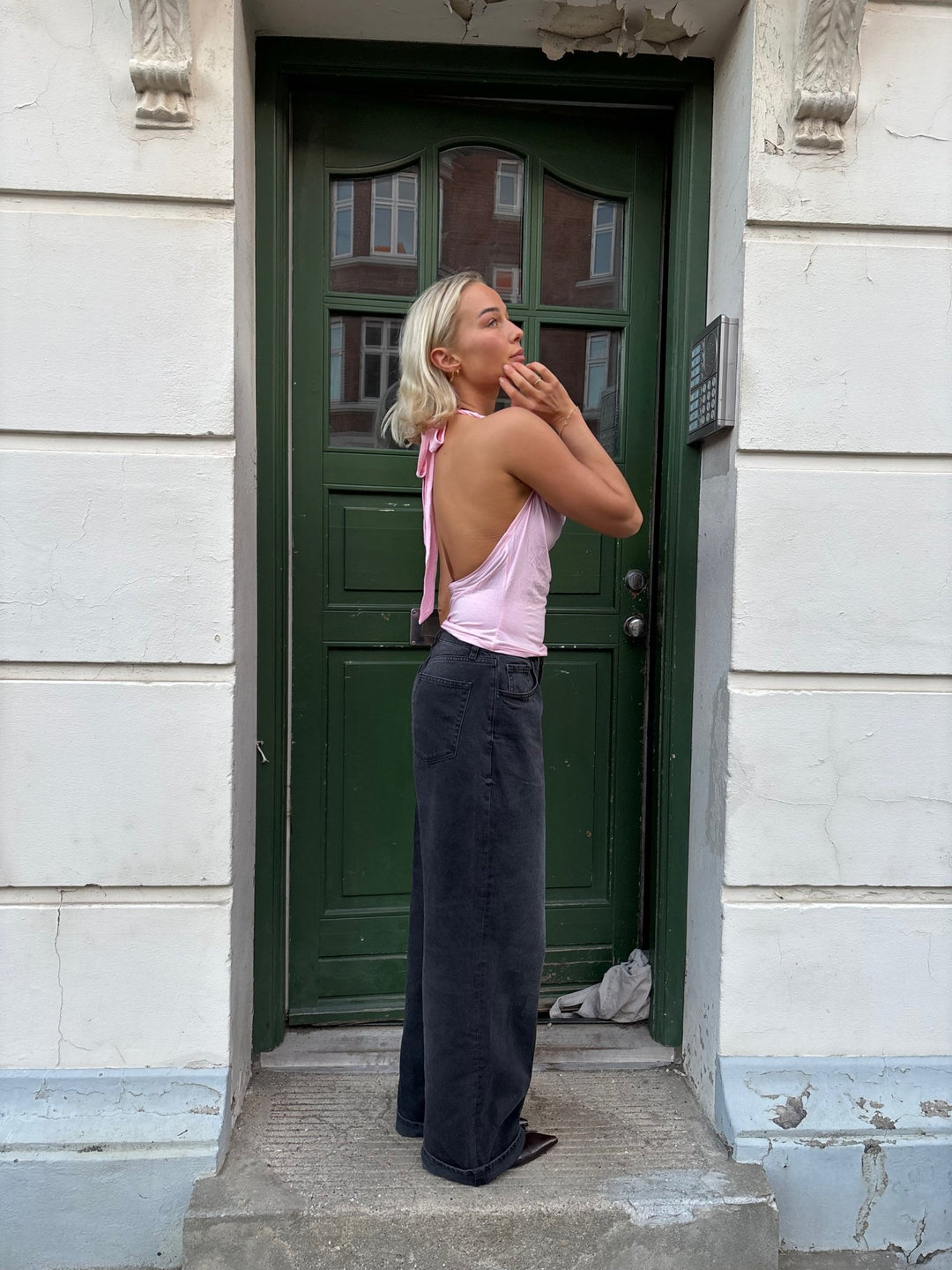 Rosalina Waterfall Top - Candy Floss