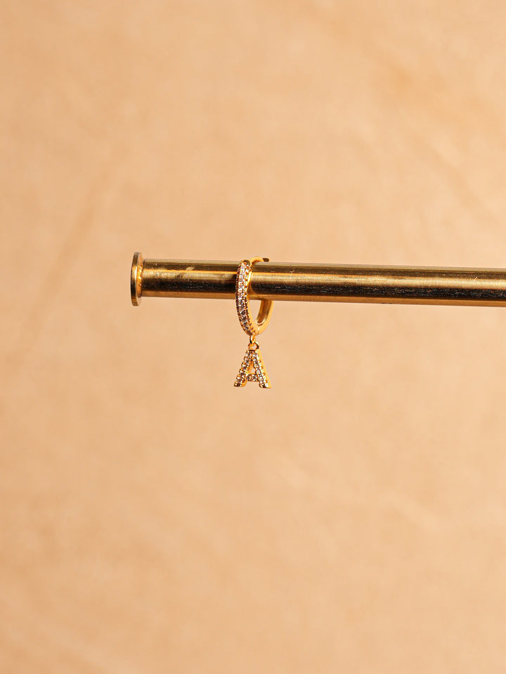 Letter Earring - Gold