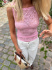 Fenna Lace Top - Light Pink
