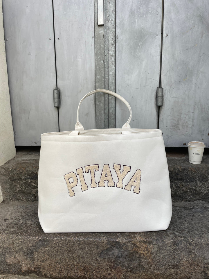 Vilma Tote Bag XL - Off White Teddy