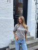Klara Waisted Top - Grey
