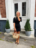 Klara Waisted Dress - Black