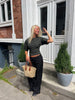 Klara Waisted Top - Army