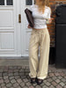 Nora Pants - Beige Melange