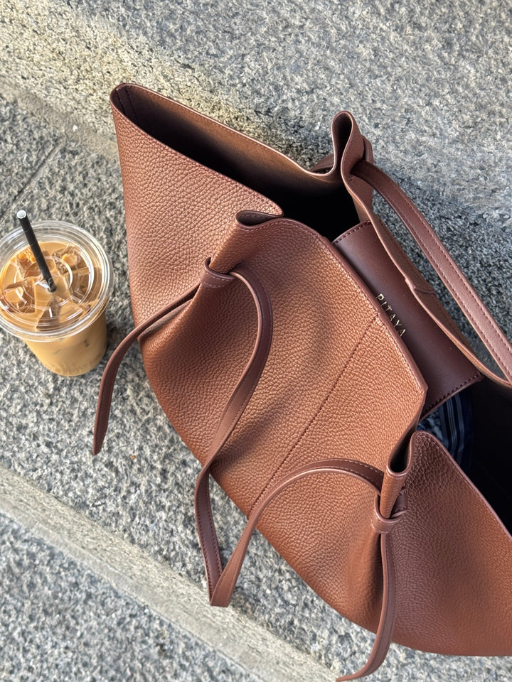 Andrea Strap Bag - Dark Brown