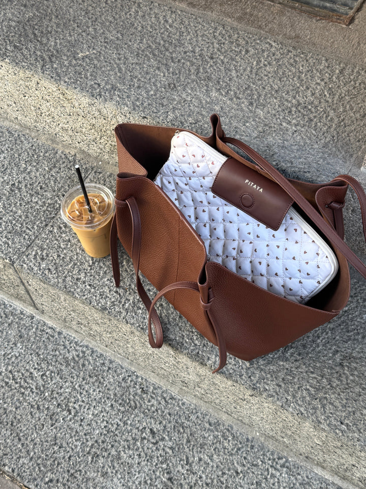 Andrea Strap Bag - Dark Brown