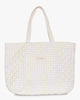 Shay Quilted Tote Bag - Yellow Check