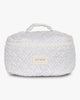 Large Makeup Bag - Purple Flower
