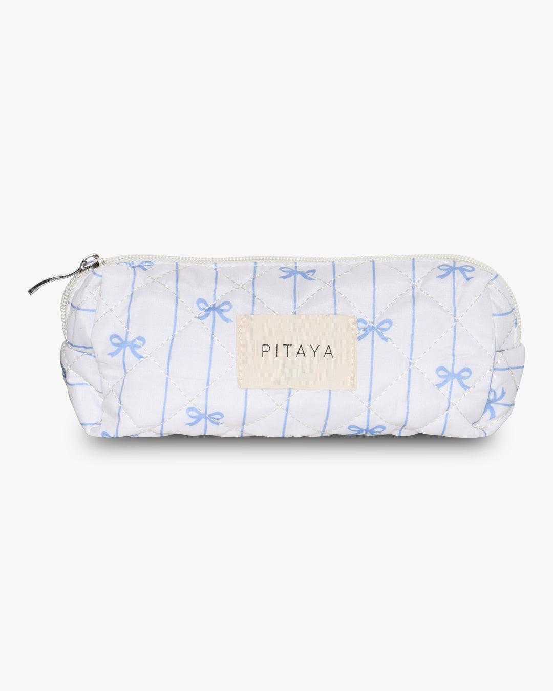 Small Makeup Bag - Blue Bow