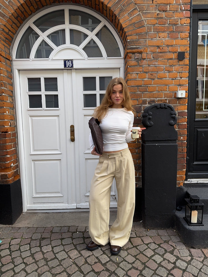 Secondhand Nora Pants - Beige Melange