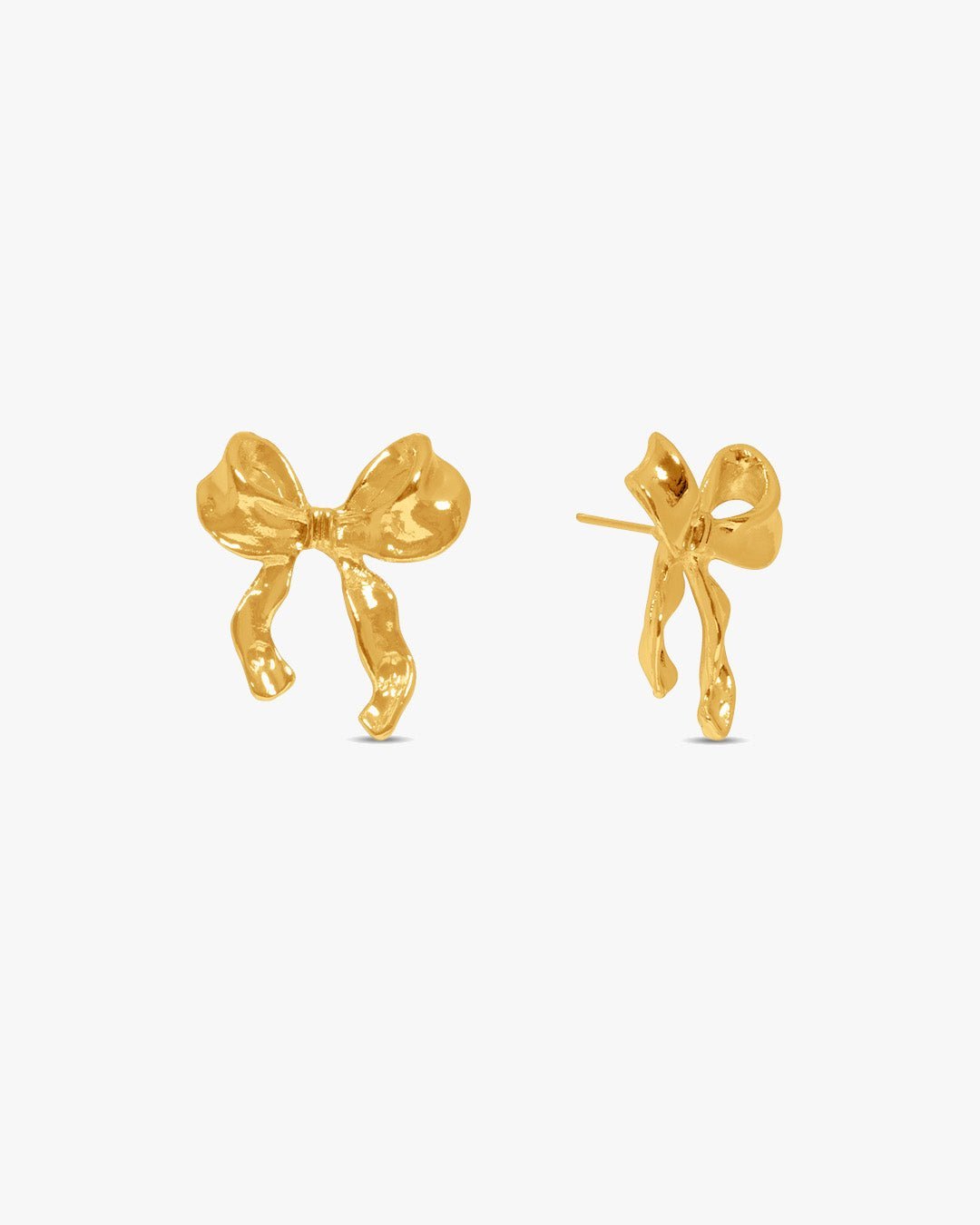 Caro Bow Earring - Gold