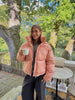 Josefine Short Puffer Jacket - Powder Pink