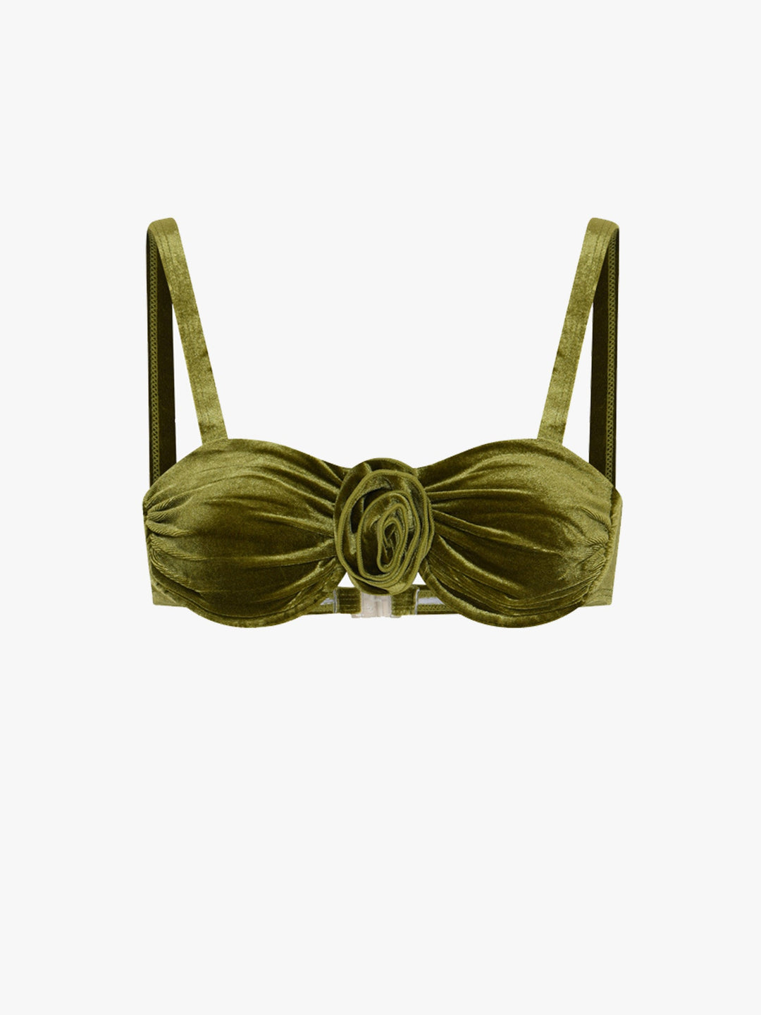 Sille Bikini Top - Dark Green