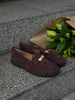 Lianna Buckle Loafers - Chocolate Brown
