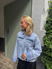 Luna Denim Fold Up Jacket - Light Blue