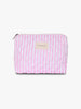 Medium Makeup Bag - Pink Stripes