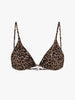 Elena Bikini Top - Black Leopard