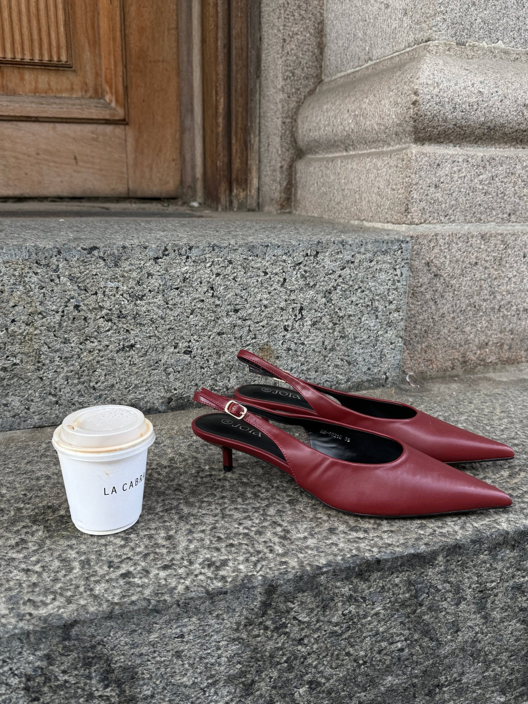 Thyra Slingback - Burgundy